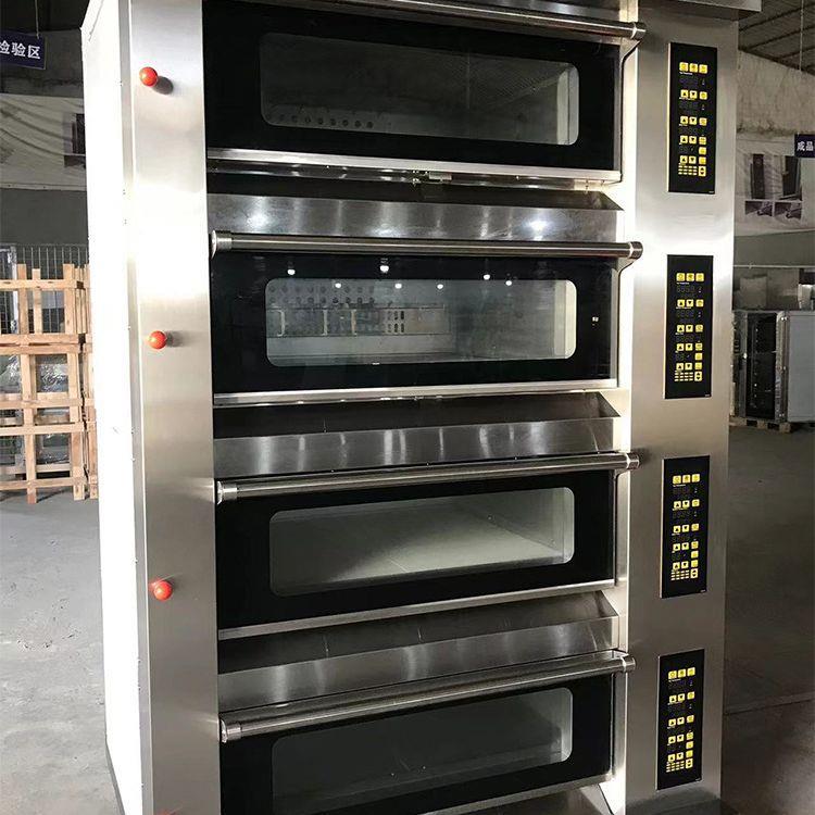 德堡商用蛋糕烤箱商用三层六盘烤箱蒸汽石板面包烤箱大型三层烤箱