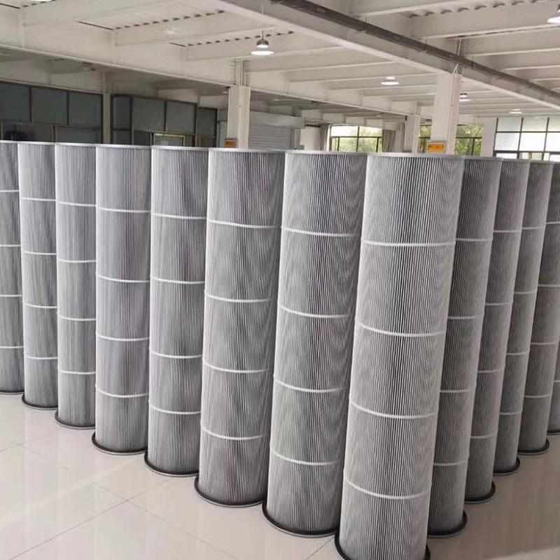 除尘滤筒滤芯螺杆式空气滤芯喷砂抛丸机除尘器静电喷涂喷塑快拆