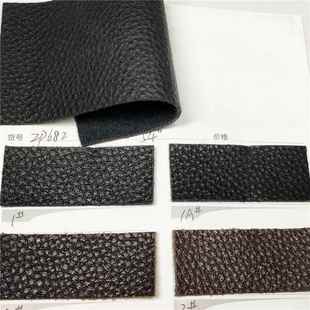 1.S4MM荔枝纹现货纤黑色十字纹可牛提供GR证可20压皮印logo再生皮