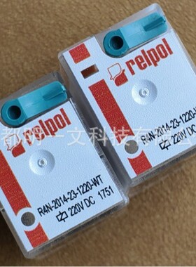 现货R4N-2014-23-1220-WT继电器RELPOL通用继电器4PDT; 6A/250VAC