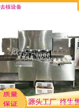 全自动去核加工生产线 脆梨工业削皮去核机 水果去核设备