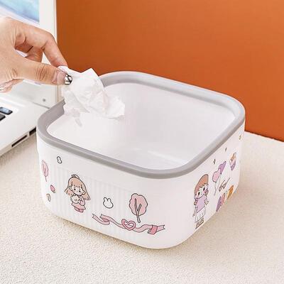 Cute Mini Desktop Trash Can for Office Table, Creative Small