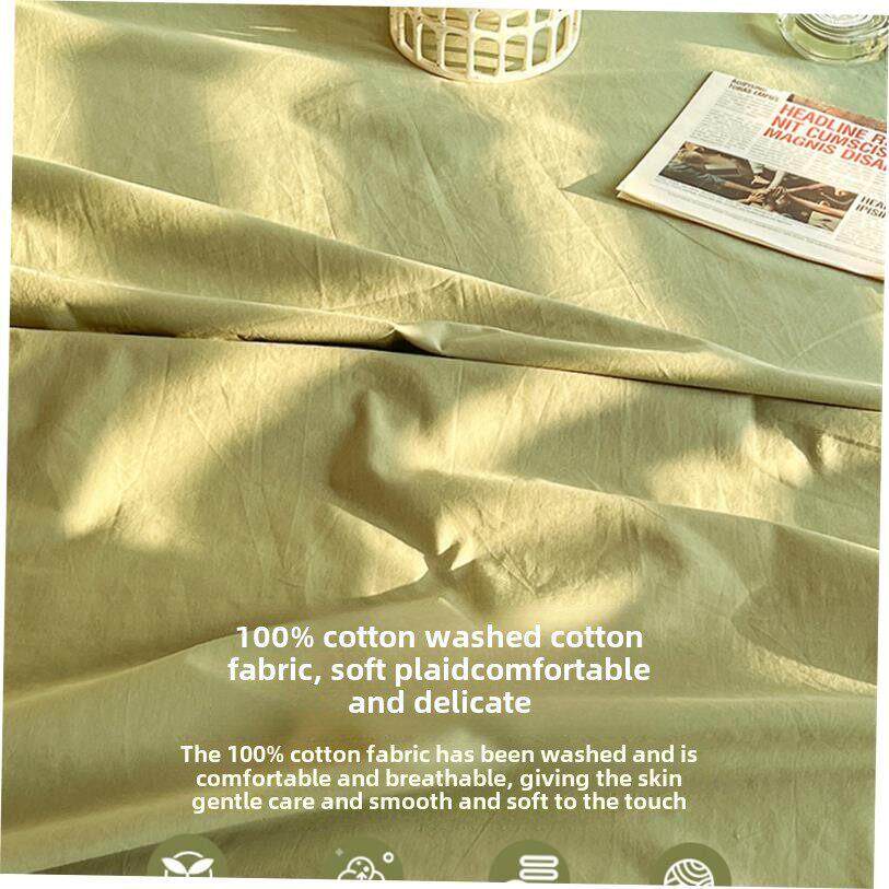 King Size bed sheets fitted sheet pillow cases 纯色床笠 枕套