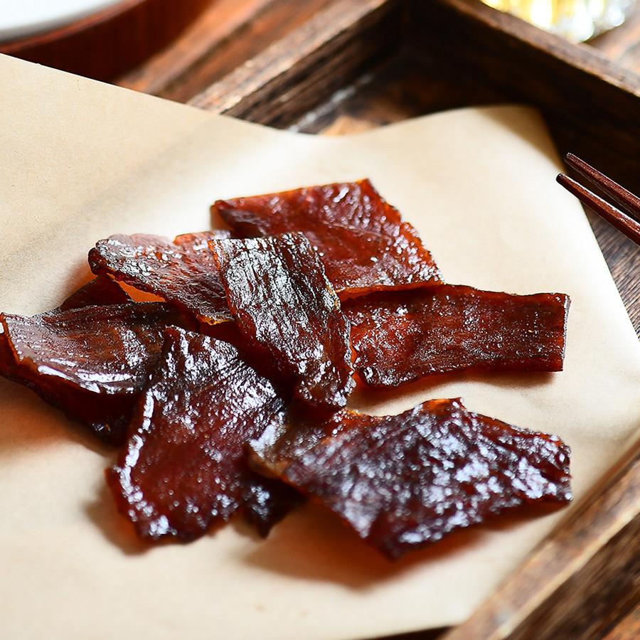 正宗九月食集 原切猪肉脯新鲜猪后腿肉制作依订单顺序现制07天内