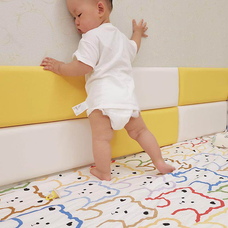 防撞墙玺彩贴自粘头软垫饰榻榻米床包软装墙围儿童3d立体墙贴炕围