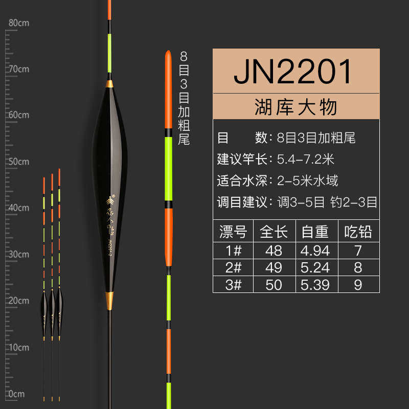 家人大物浮漂超长行程截口翘嘴鲢鳙流氓漂深水湖库加粗醒目远投漂