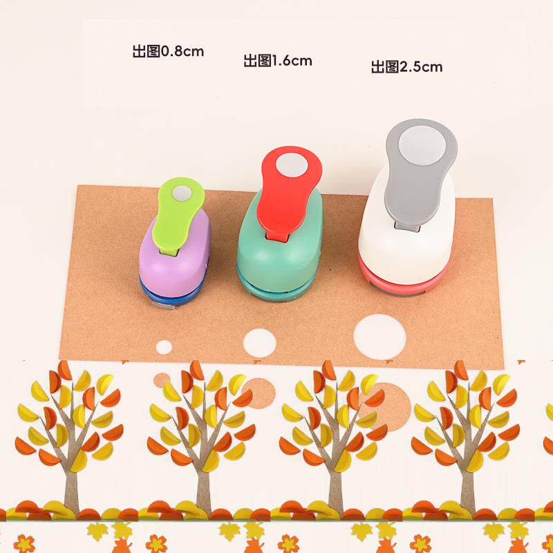 大号圆圈压花器创意手工打花器压花机打孔器印花机幼儿园圆形