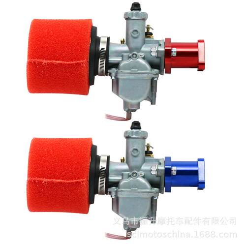 卡丁车212cc GX200 6.5hp CT200U KT196进气管空滤VM22化油器套件