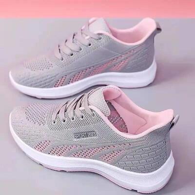 Running Shoes Ladies Breathable Sneakers Summer Light Mesh A