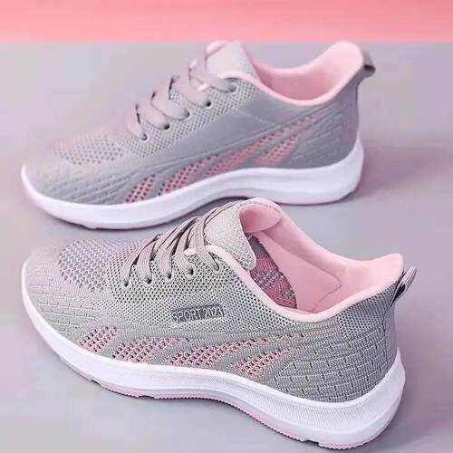 Running Shoes Ladies Breathable Sneakers Summer Light Mesh A