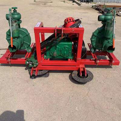 高扬程远距离送水高压泵4寸单叶轮喷淋泵单缸柴油动力高扬喷灌泵