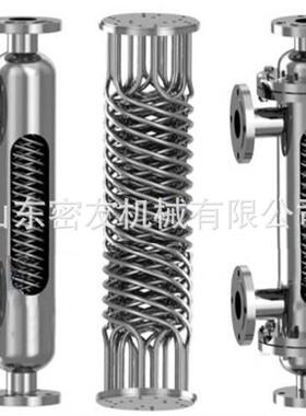 化工厂用冷凝器汽水换热器2205螺旋缠绕管式冷凝器冷热交换器