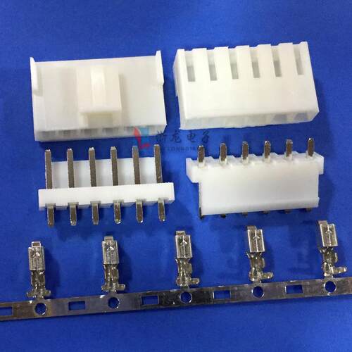 连接器VH-6P胶壳VH3.96-6Y 3.96-6P 插头间距3.96mm 1000只