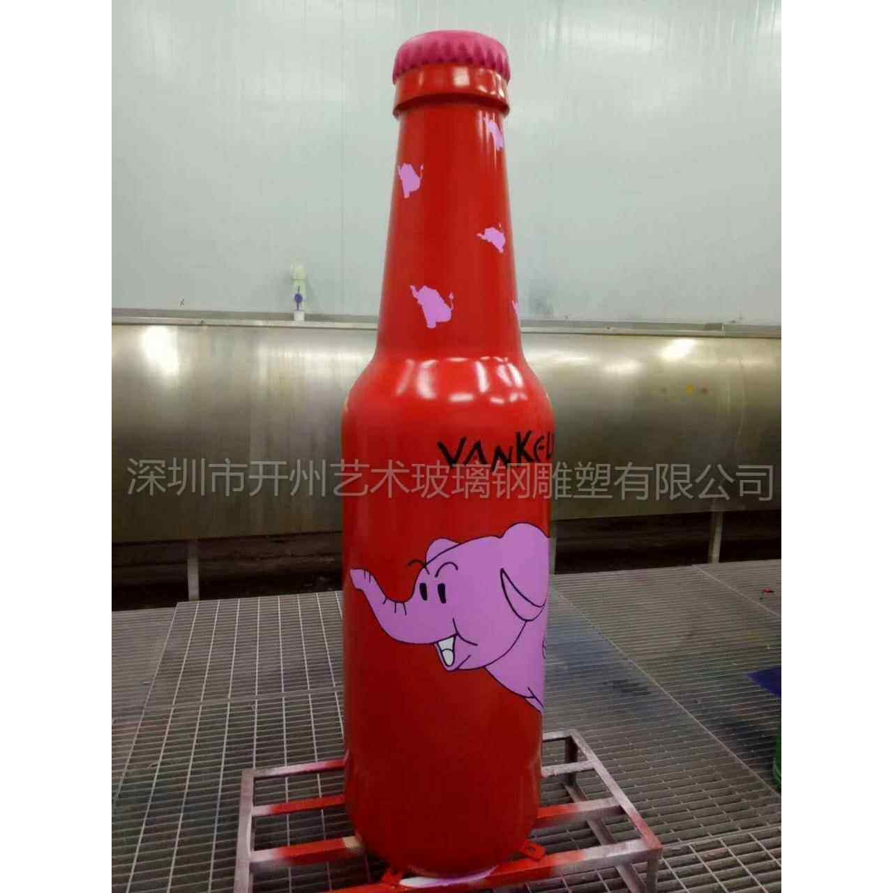 大型仿真塑料瓶子模型雕塑碳酸饮料易拉罐树脂玻璃钢美陈装饰摆件