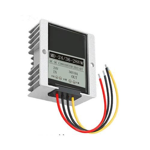 高效率防水DC-DC直流稳压电源24V转36V8A288W光伏升压电源模块