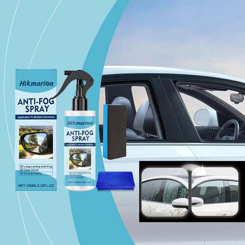 Hikmarion Car Defogger - Clear Vision Coating for Windshield