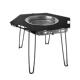 围炉煮茶桌铝合金可折叠烤火炉套装 家用炭火炉户外野炊露营烧烤桌