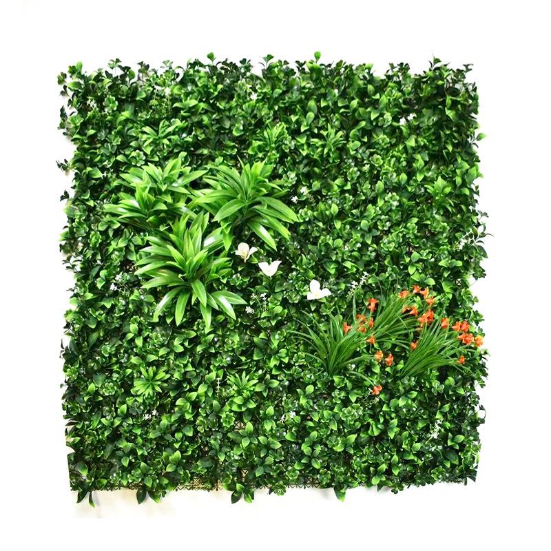 仿真植物墙供应人造塑料假花墙面装饰室内造景立体背景形象墙