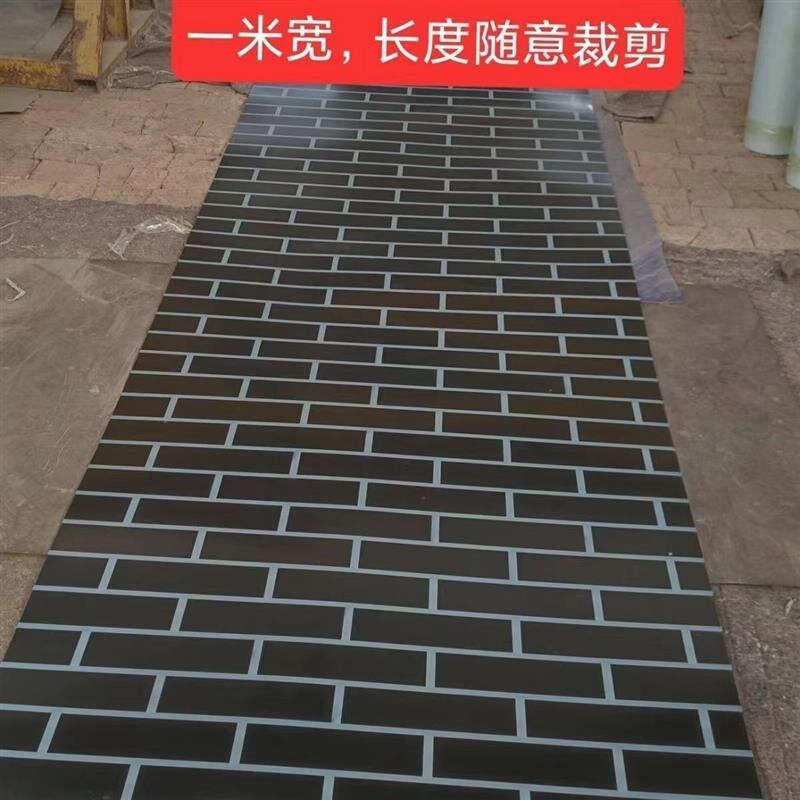 彩钢板灰砖瓦防腐钢板镀锌板印花板平板外墙装饰板快速外墙板屋顶