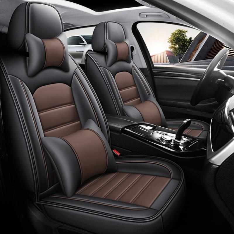 外贸新款全皮汽车坐垫高级感汽车座套四季全包围汽车坐垫