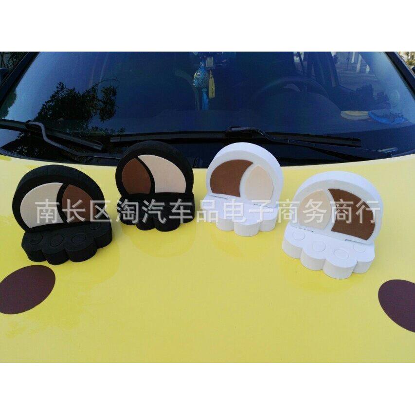 EVA汽车装饰贴耳朵猫耳朵熊耳朵兔耳朵装饰发条