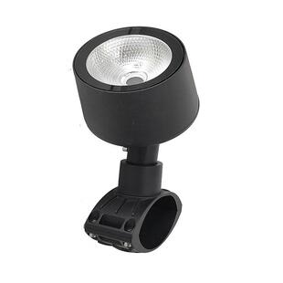 LED抱杆灯外壳COB20W30W50W抱箍投光灯射灯路灯草坪灯外壳铝压铸