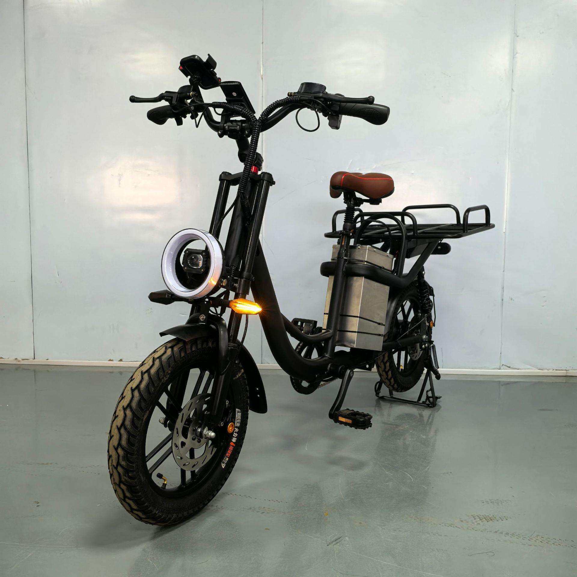 E bike电动助力16寸3.0 外卖车48V72A外卖车出口外卖车