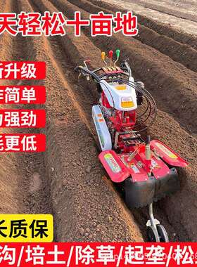 土豆红薯培土机柴油186电启动大葱开沟培土机大姜种植机