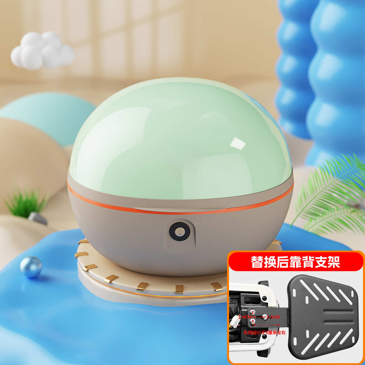 电动车后备箱通用爱玛雅迪台铃新日小型新国标电瓶自行车尾箱支架