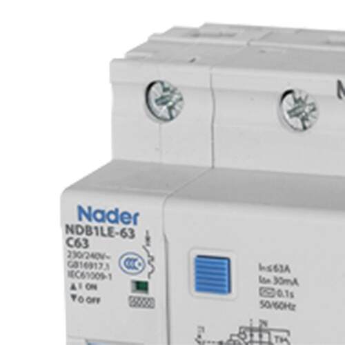 Nader漏电保护器剩余电流动作断路器NDB1LE系列微型漏电断路器