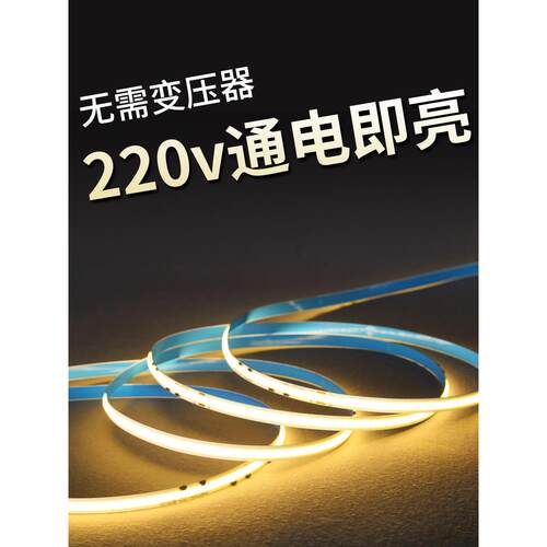 无变压器220V不干胶灯芯无主灯线性灯顶灯线无驱动线Led灯带