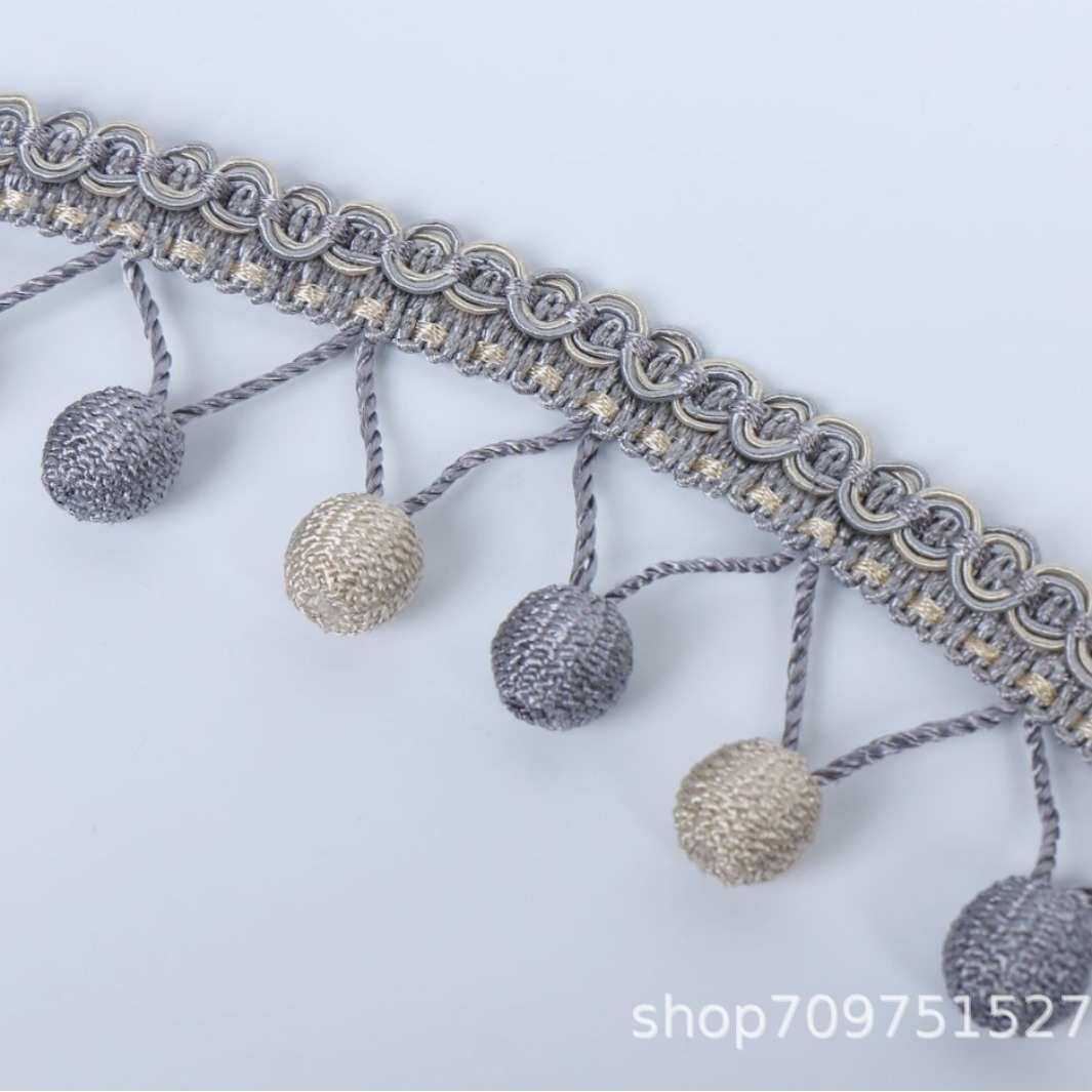 窗帘花边 短小木珠 链子球花边 窗帘穗子 灯罩花边 12米一板,居家布艺,花边,淘宝优惠券,粉丝福利购,淘宝优惠卷