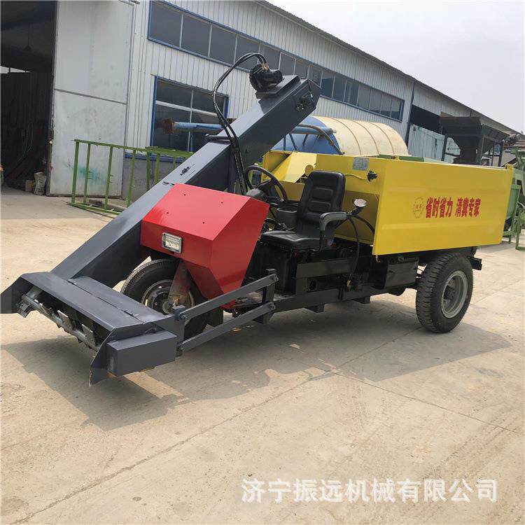 养殖场全自动清粪车液压自卸粪便刮粪机牛圈四轮铲粪设备