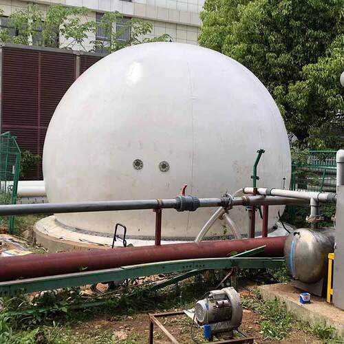 双模沼气柜厂家/双膜储气柜300立方双膜气柜规格选择及基础图