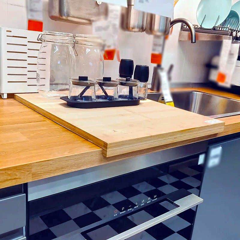 竹制水槽菜板和面 面板大号案板家用砧板切菜板兰普利洗水池盖板