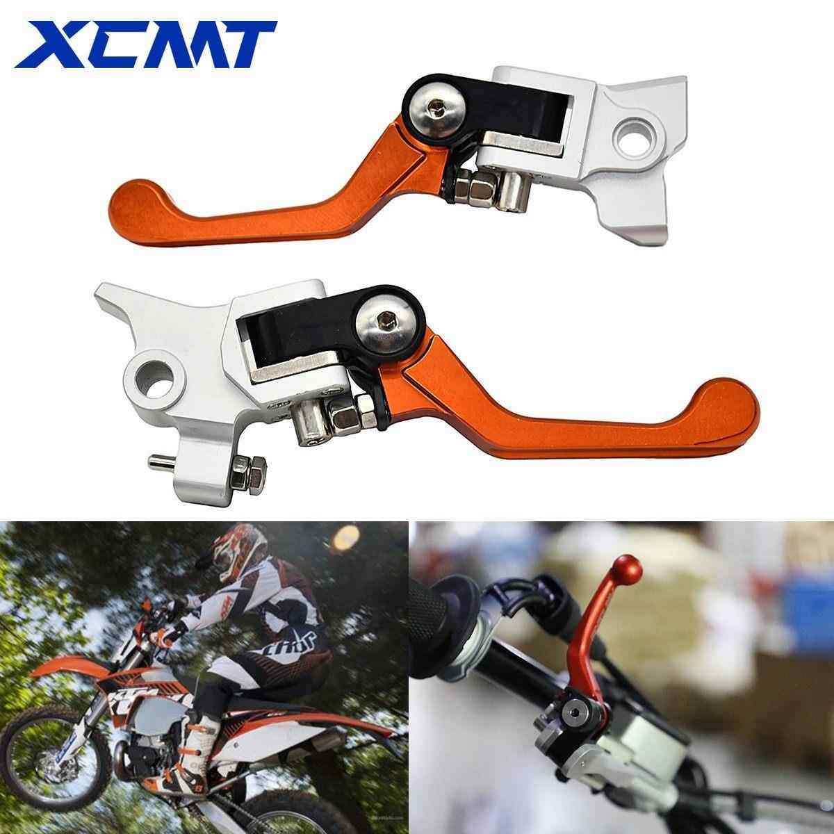 适用KTM/EXC恒舰Z300改装两指液压离合器刹车折叠防摔手柄把牛角