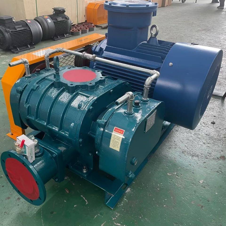 SR65三叶茨罗风机4kw高压污水处理水产养殖增氧曝气风气力输送机