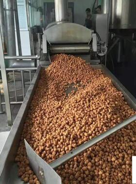 推荐萝卜丸子油炸机 隧道式炸丸子油炸生产线 德铭盛肉圆油炸机