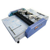 骑马钉平钉自动装 订机5个订位A3A4订折一体机电动折页机订折机