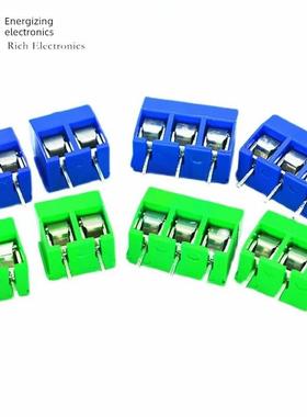 KF-301 十字 蓝色 KF301-2P 3P 5.0MM PCB接线端子12A 300V可拼接