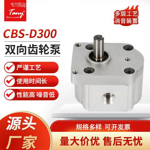 生产CBS-D300双向齿轮泵电液推杆中小型工程机械专用双向齿轮油泵