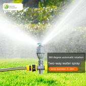 汉轩自动浇水器360度旋转喷淋头洒水器菜地绿化草坪喷灌园林灌溉