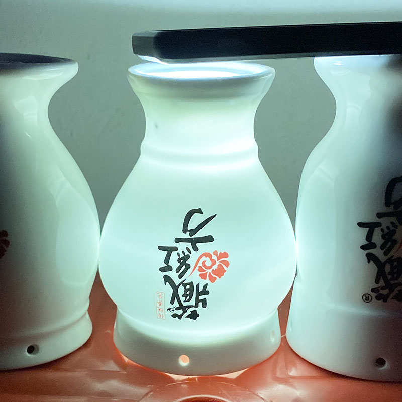 艾灸罐陶瓷艾灸器具藏红方乾坤杯五灵罐骨瓷刮痧艾灸工具随身艾炙