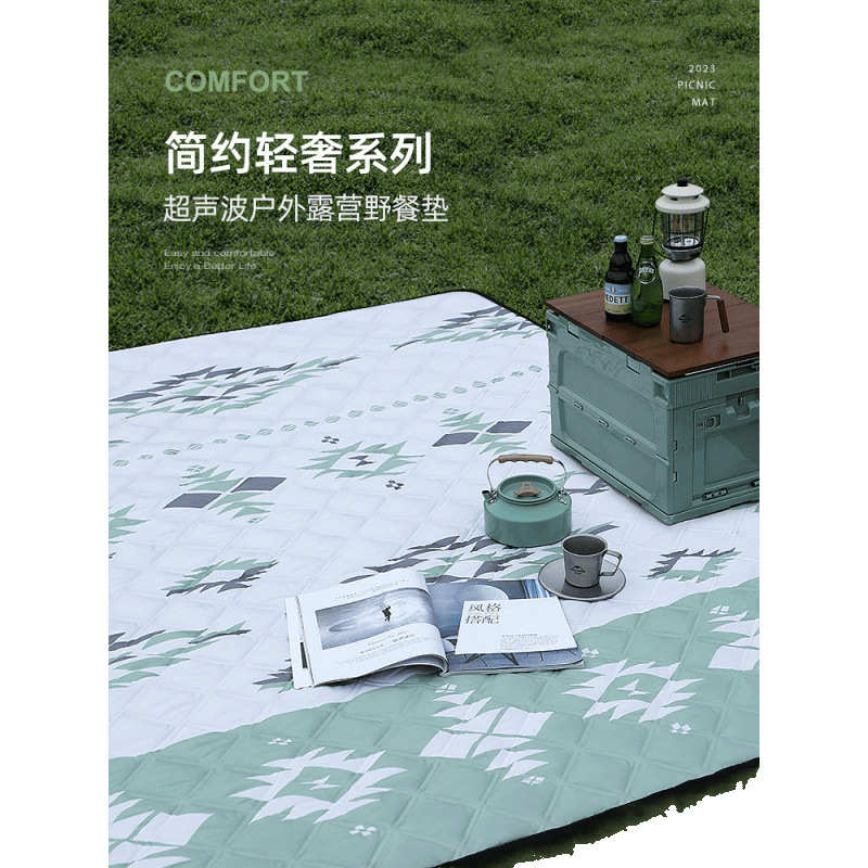 野餐垫加厚防潮防水户外便携式折叠坐垫野炊草坪春游露营地垫批发