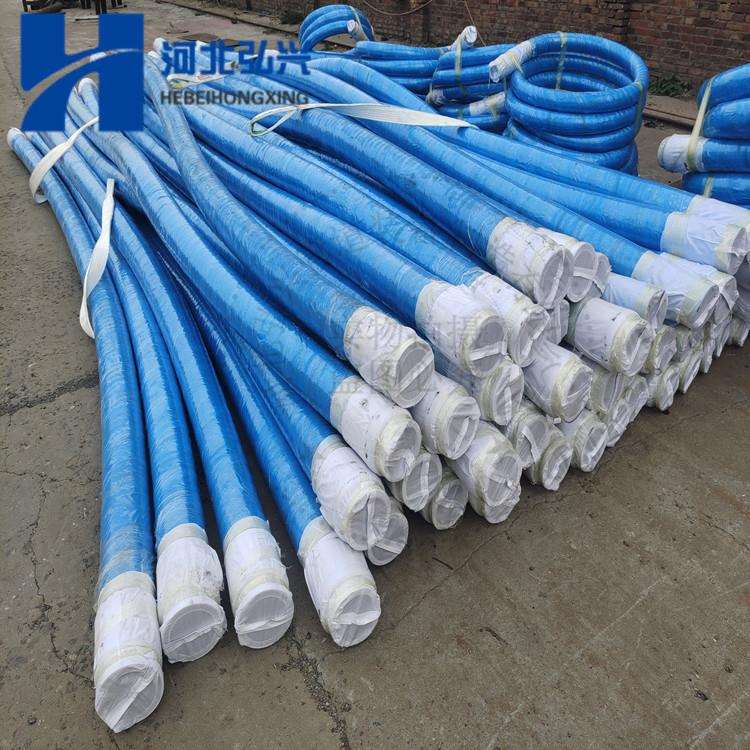 鹏翔湿喷机加护簧软管 锦鸡湿喷机3.3米胶管 加强耐磨软管