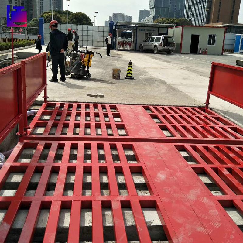 建筑工程洗车机工地洗车机洗轮机平板式全自动感应压工程洗车机