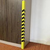 装 黄黑红白警示条车库反光交通指示防撞条 修塑料PVC护角条护墙角