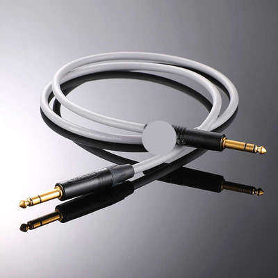 Canare佳耐美L-4E6发烧平衡线纽崔克6.35大三芯单声道吉他线1.5米