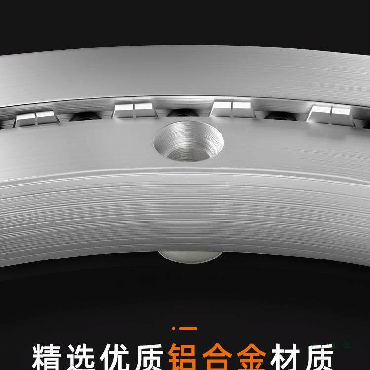 餐桌转盘铝合座家用大金理石实木圆桌转F975M55J玻璃底桌子转芯轴