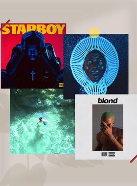 欧美专辑封面海报 starboy blond专辑卡片墙贴宿舍小众文艺装饰画